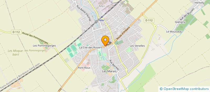 localisation de l'entreprise K.M.1 à MER