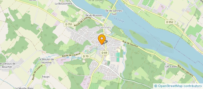 localisation de l'entreprise K & M 1  GENNES-VAL-DE-LOIRE