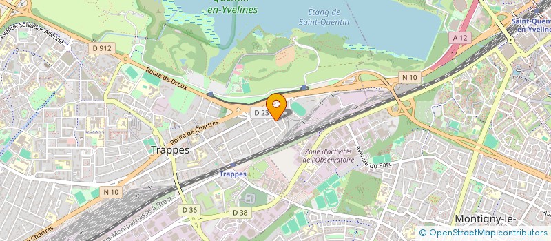 localisation de l'entreprise K M 2 A IMMOBILIERE  TRAPPES