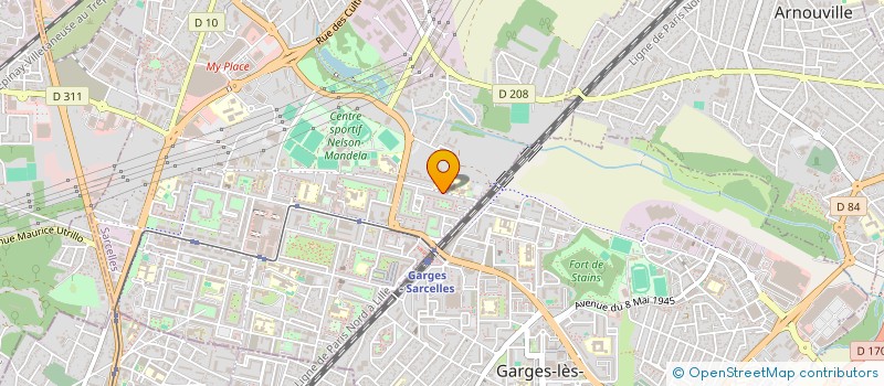 localisation de l'entreprise K&M  SARCELLES