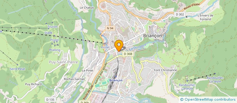 localisation de l'entreprise K&M à BRIANCON