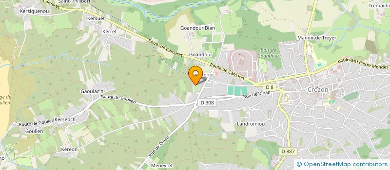 localisation de l'entreprise K & M  CROZON