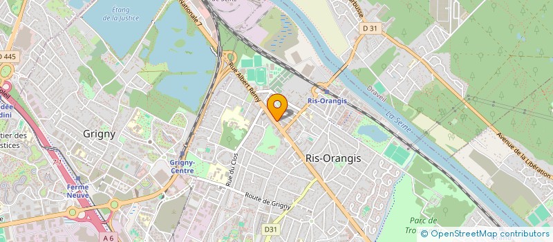 localisation de l'entreprise K M B  RIS-ORANGIS