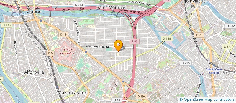 localisation de l'entreprise K.M.BATIMENT à MAISONS-ALFORT