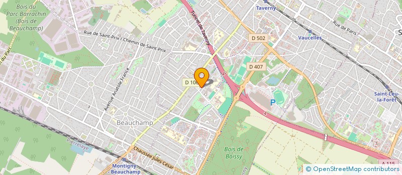 localisation de l'entreprise K.M CONSTRUCTION  SARCELLES