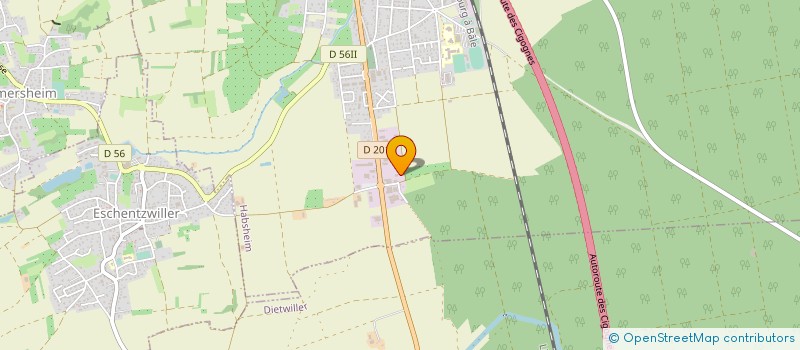 localisation de l'entreprise K M E  HABSHEIM