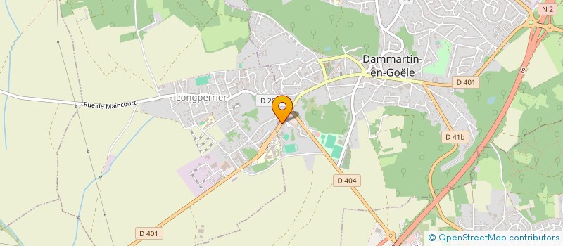 localisation de l'entreprise K.M.F  DAMMARTIN-EN-GOELE