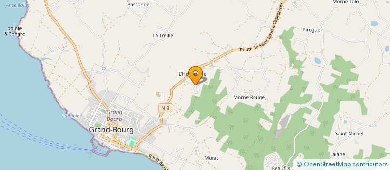 localisation de l'entreprise K.M.G KARUKERAKAZ MARIE-GALANTE à GRAND-BOURG