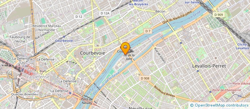 localisation de l'entreprise K.M.I à NEUILLY-SUR-SEINE