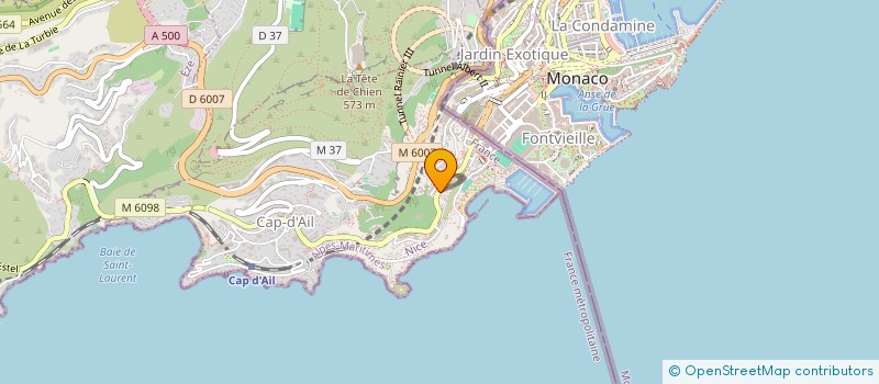 localisation de l'entreprise K&M IMMOBILIERE à CAP-D'AIL