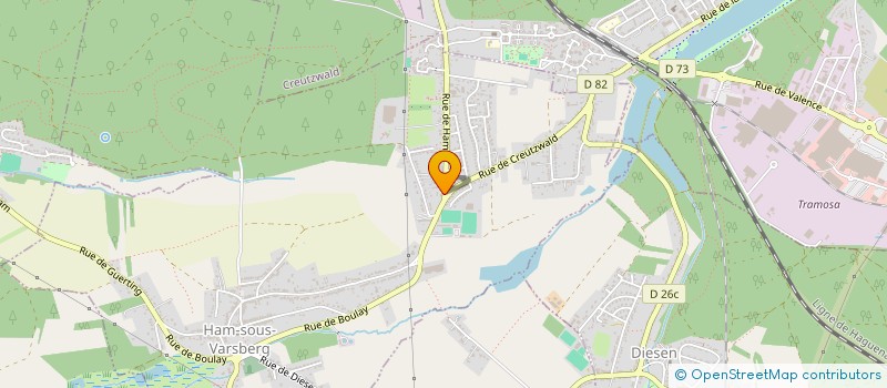 localisation de l'entreprise K.M INFORMATIQUE  HAM-SOUS-VARSBERG