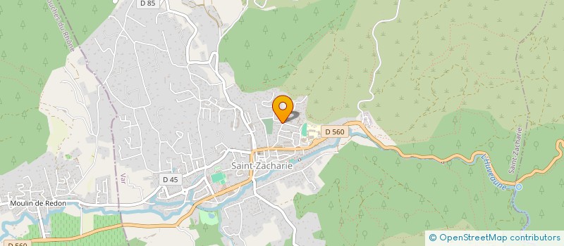 localisation de l'entreprise K.M.K  SAINT-ZACHARIE