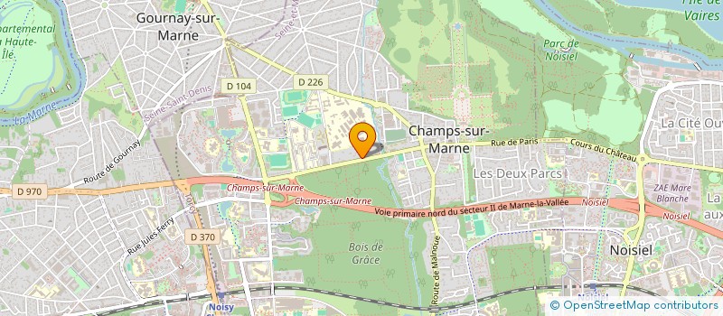 localisation de l'entreprise K&M KUSTOMS  CHAMPS-SUR-MARNE