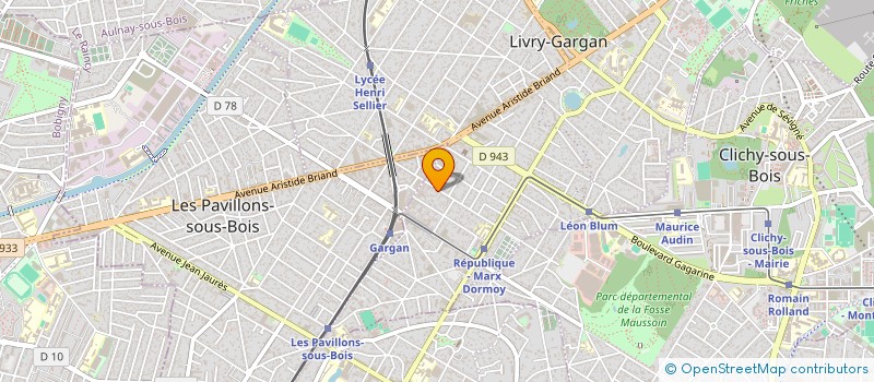 localisation de l'entreprise K.M.L  LIVRY-GARGAN