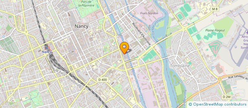 localisation de l'entreprise K M PLOMBERIE CHAUFFAGE  NANCY