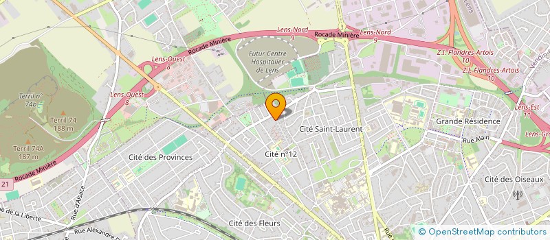 localisation de l'entreprise K&M-PS à LENS