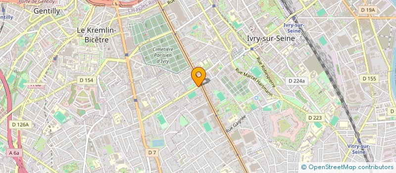 localisation de l'entreprise K.M.R  IVRY-SUR-SEINE