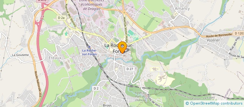 localisation de l'entreprise K&M RECHOIS  LA ROCHE-SUR-FORON