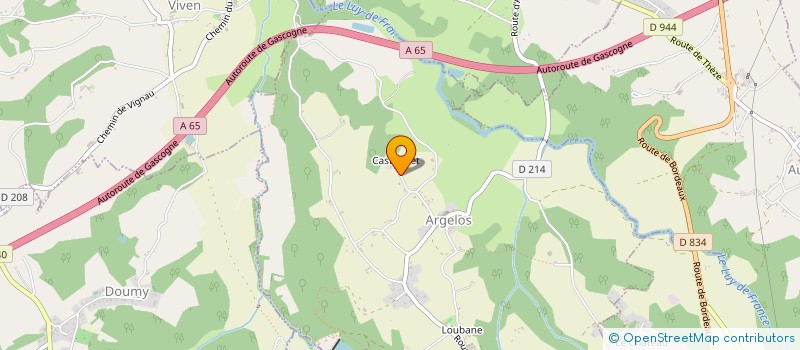 localisation de l'entreprise K&M ROSES DES SABLES  ARGELOS