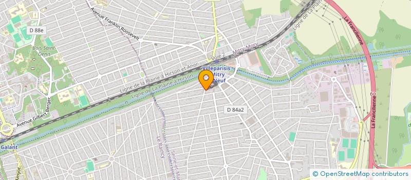 localisation de l'entreprise K.M.T ASSURANCES  VILLEPARISIS