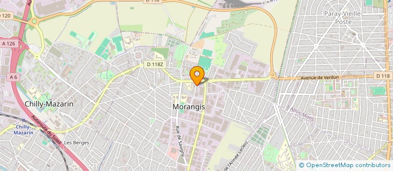 localisation de l'entreprise K&M TRANSPORTS à MORANGIS