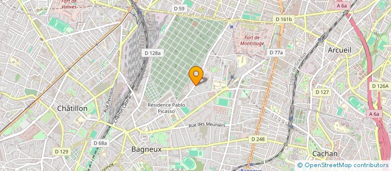 localisation de l'entreprise K MAGNE à BAGNEUX