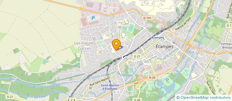 localisation de l'entreprise K MAIEU COMPAGNIE à ETAMPES