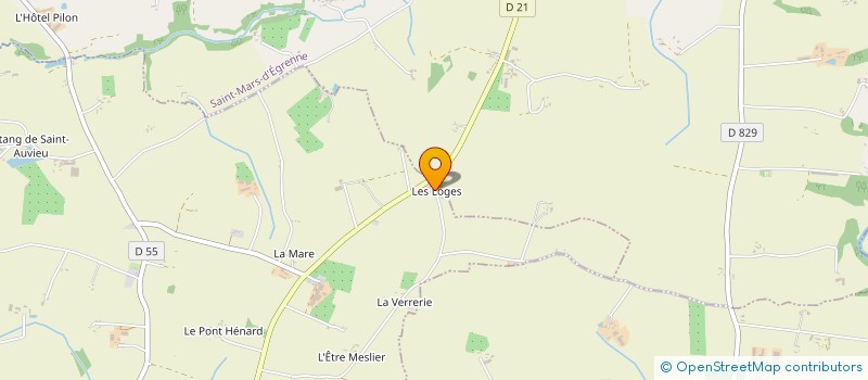 localisation de l'entreprise K-MAP à SAINT-MARS D EGRENNE