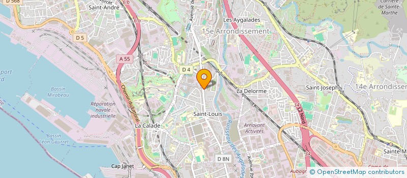 localisation de l'entreprise K MARKET à MARSEILLE