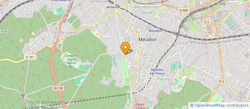 localisation de l'entreprise K-MARO CAPITAL à MEUDON