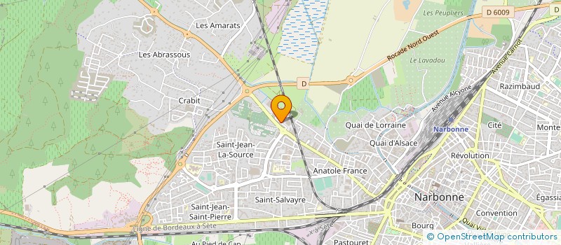 localisation de l'entreprise K MAROQUINERIE à NARBONNE