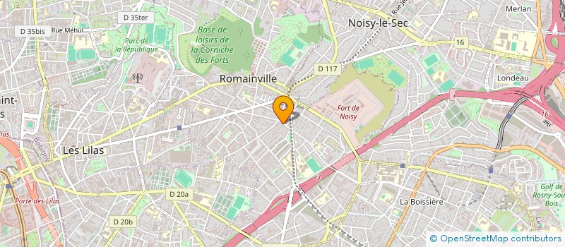 localisation de l'entreprise K-MASTER à ROMAINVILLE