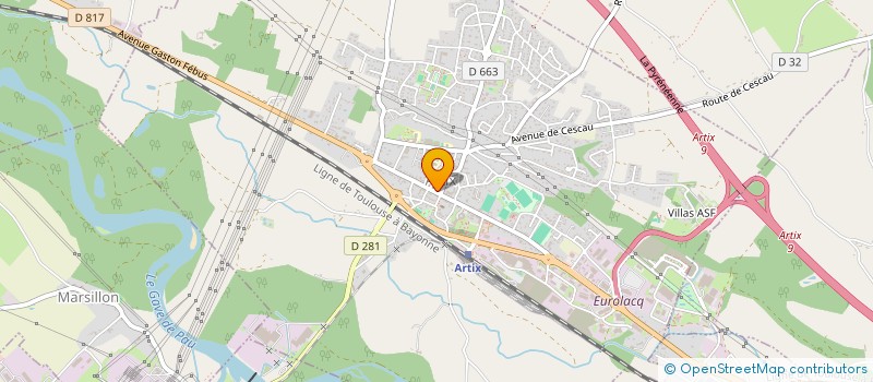 localisation de l'entreprise K MELEON à ARTIX