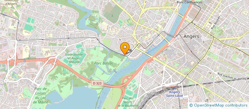 localisation de l'entreprise K-MELEON AMENAGEMENT à ANGERS