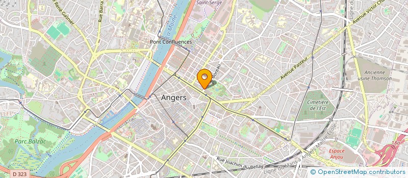 localisation de l'entreprise K-MITAA à ANGERS