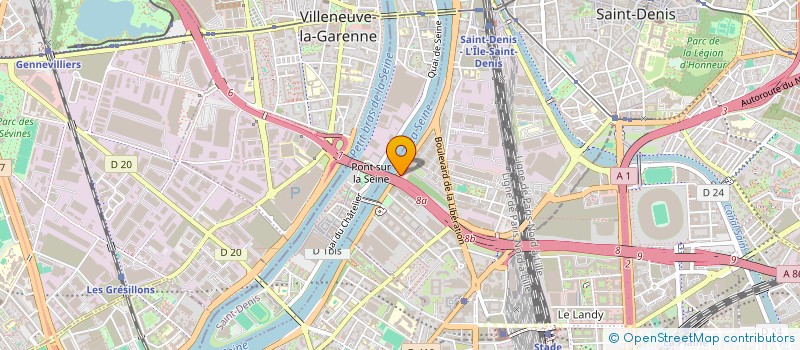 localisation de l'entreprise K MOVING à SAINT-DENIS