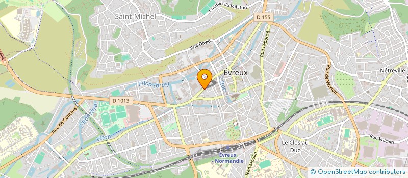 localisation de l'entreprise K.N.B  EVREUX