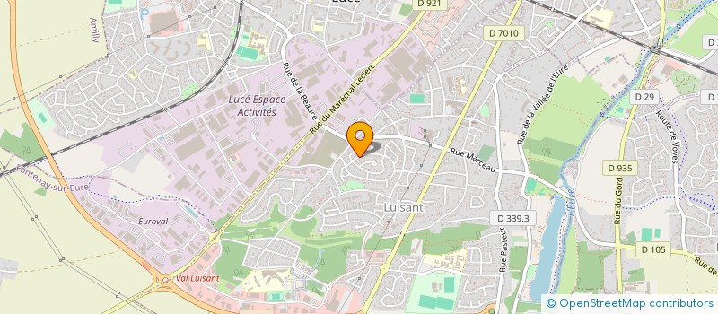 localisation de l'entreprise K N S ELEC à LUISANT