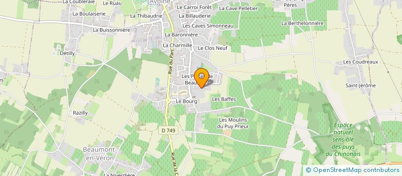 localisation de l'entreprise K.N. SOCIETY  BEAUMONT-EN-VERON