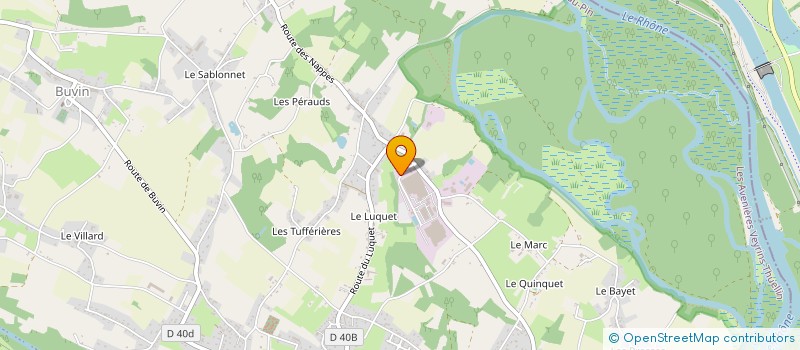 localisation de l'entreprise K-N THERMIQUE  LES AVENIERES VEYRINS-THUELLIN