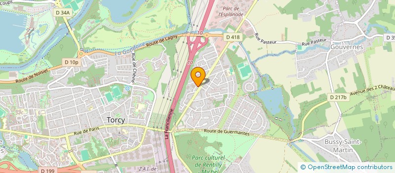 localisation de l'entreprise K&N TRANSPORT  SAINT-THIBAULT-DES-VIGNES