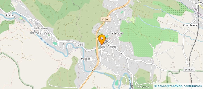 localisation de l'entreprise K-NO-P STUDIO  LES MAGES