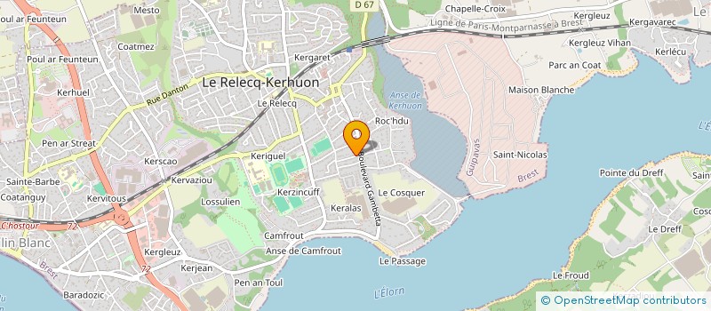 localisation de l'entreprise K.O.A.L.A. à LE RELECQ-KERHUON