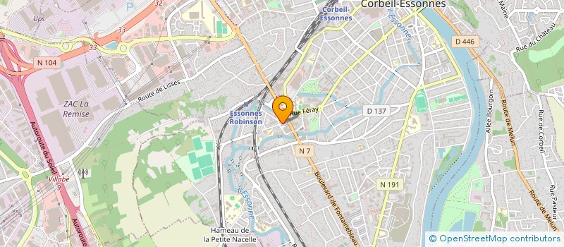 localisation de l'entreprise K.O CONCEPT à CORBEIL-ESSONNES