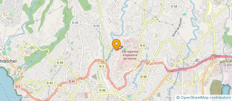 localisation de l'entreprise K.O FOYAL  FORT-DE-FRANCE