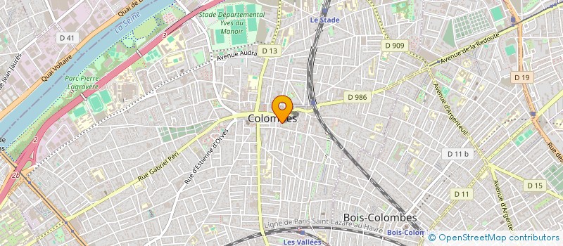 localisation de l'entreprise K.O PRIX à COLOMBES