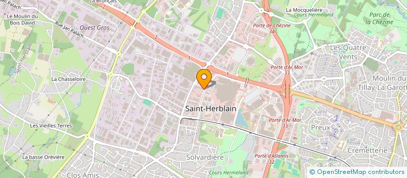 localisation de l'entreprise K.O.X  SAINT-HERBLAIN