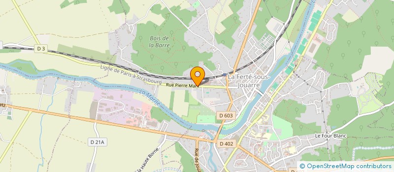 localisation de l'entreprise K'OM LA RENYON à LA FERTE-SOUS-JOUARRE