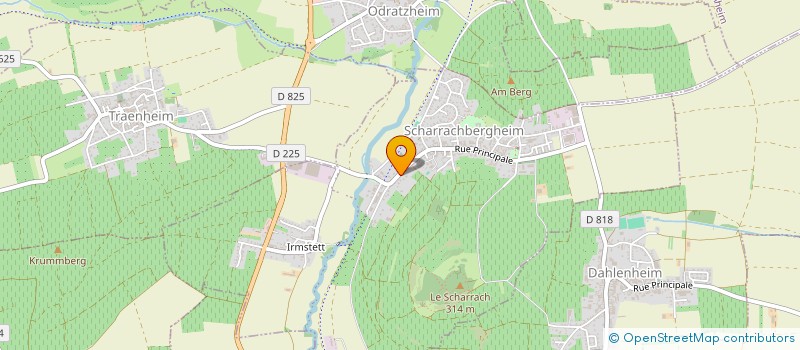 localisation de l'entreprise K-ONE à SCHARRACHBERGHEIM-IRMSTETT
