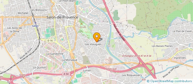 localisation de l'entreprise K.ORTHO à SALON-DE-PROVENCE